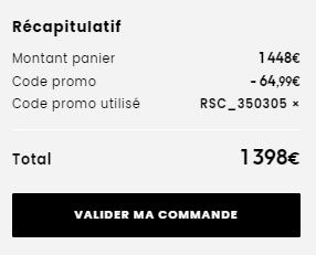 Comment utiliser un code promotionnel ATMOSPHERA